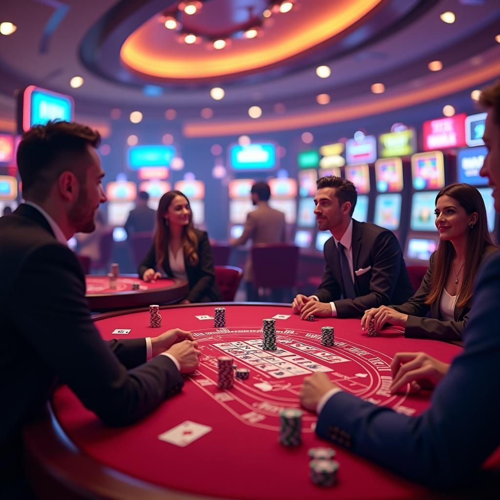 Tampilan meja BandarQ di bibirtoto Meja BandarQ di platform bibirtoto dengan tampilan kartu domino